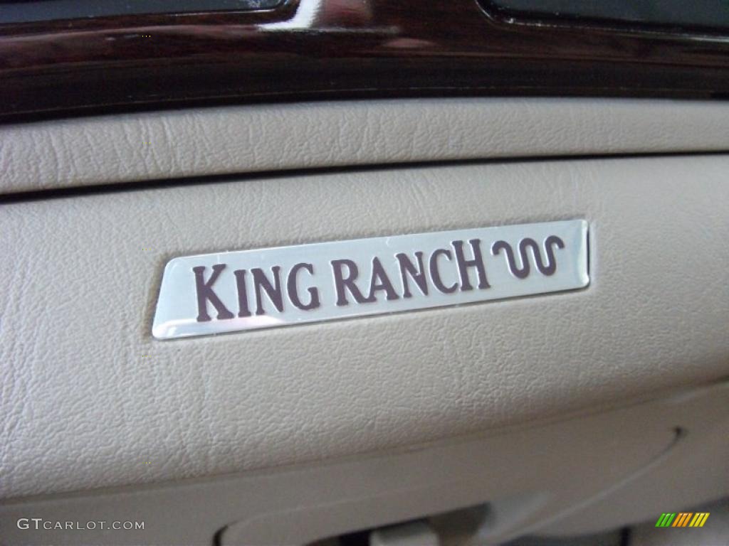 2006 F250 Super Duty King Ranch Crew Cab 4x4 - Medium Wedgewood Blue Metallic / Castano Brown Leather photo #14