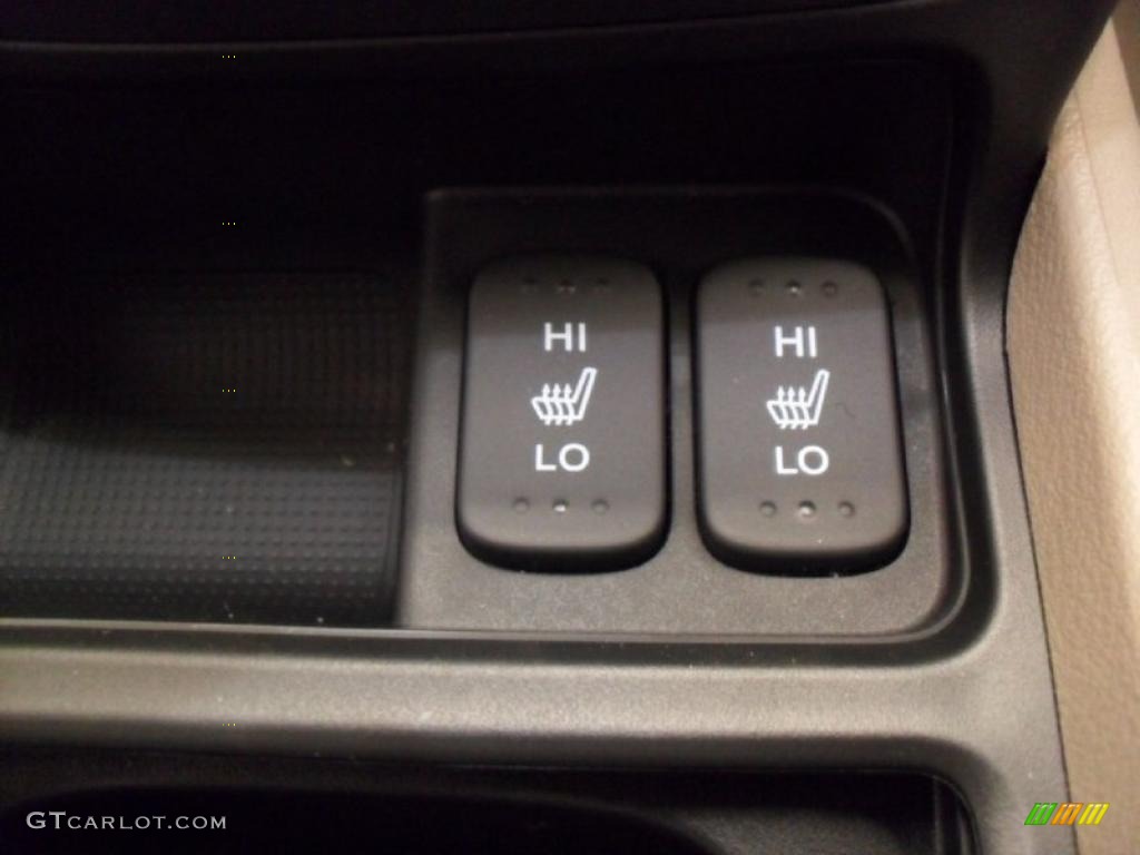 2010 Civic Hybrid Sedan - Crystal Black Pearl / Beige photo #15