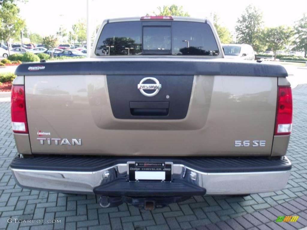 2004 Titan SE King Cab 4x4 - Copper / Sand/Steel photo #4