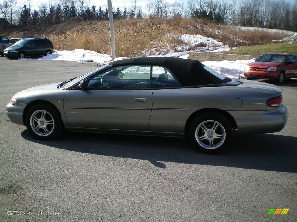1998 Sebring JXi Convertible - Bright Platinum Metallic / Agate Black/Light Camel photo #6