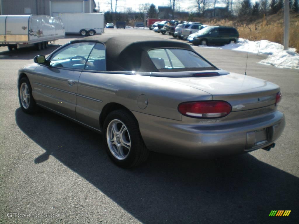 1998 Sebring JXi Convertible - Bright Platinum Metallic / Agate Black/Light Camel photo #7