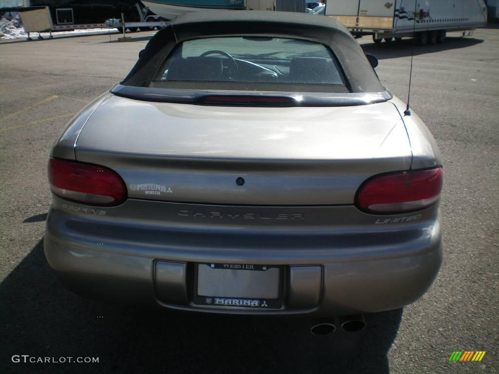 1998 Sebring JXi Convertible - Bright Platinum Metallic / Agate Black/Light Camel photo #8