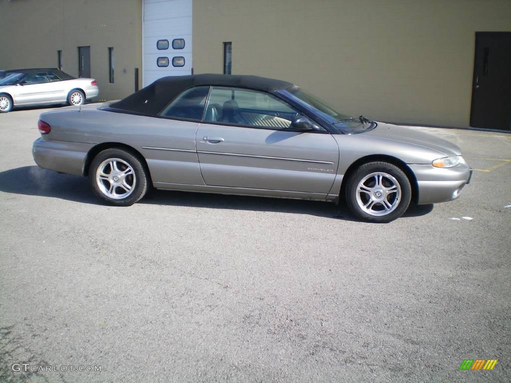 1998 Sebring JXi Convertible - Bright Platinum Metallic / Agate Black/Light Camel photo #9