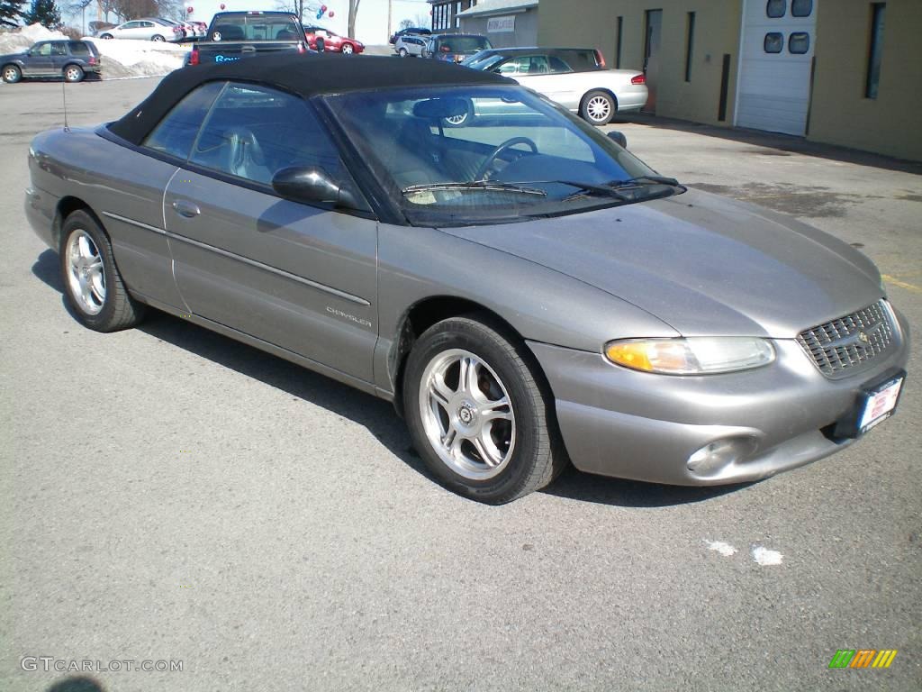1998 Sebring JXi Convertible - Bright Platinum Metallic / Agate Black/Light Camel photo #10