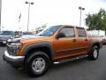 2005 Sunburst Orange Metallic Chevrolet Colorado Z71 Crew Cab 4x4  photo #6