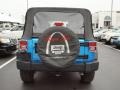 2009 Surf Blue Pearl Jeep Wrangler Unlimited X 4x4  photo #6