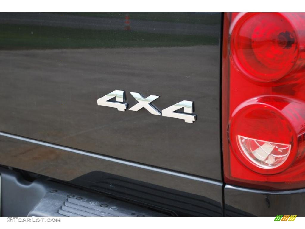 2007 Ram 3500 Lone Star Quad Cab 4x4 Dually - Brilliant Black Crystal Pearl / Medium Slate Gray photo #8