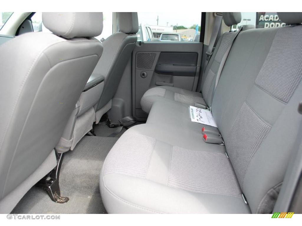 2007 Ram 3500 Lone Star Quad Cab 4x4 Dually - Brilliant Black Crystal Pearl / Medium Slate Gray photo #25