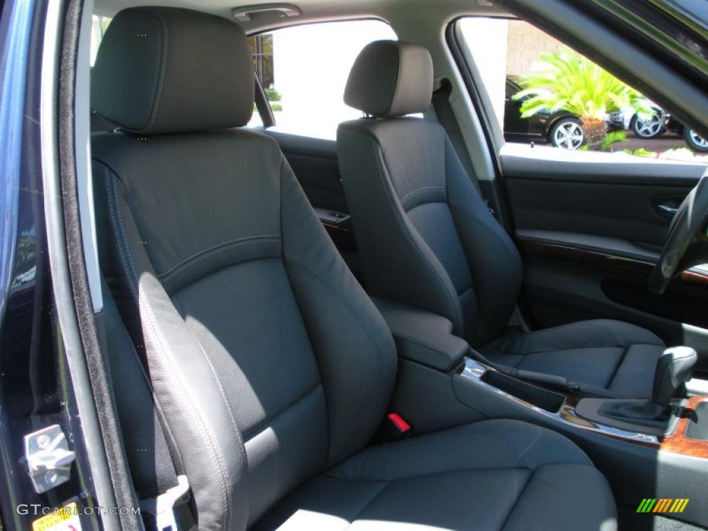 2009 3 Series 335i Sedan - Black Sapphire Metallic / Black photo #16