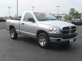 2007 Bright Silver Metallic Dodge Ram 1500 SXT Regular Cab  photo #3