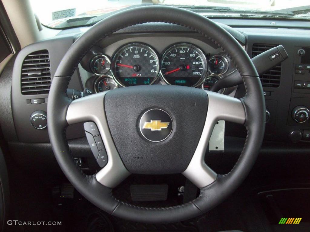 2010 Silverado 1500 LT Crew Cab 4x4 - Taupe Gray Metallic / Ebony photo #10