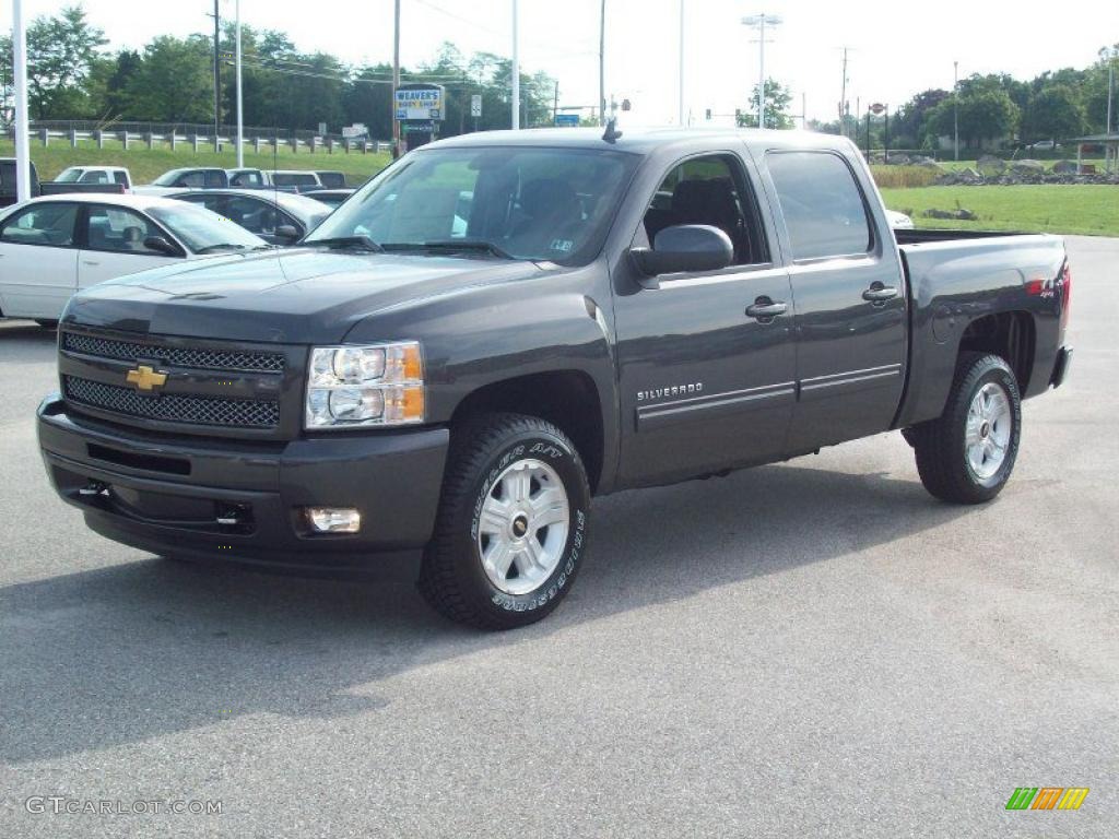 2010 Silverado 1500 LT Crew Cab 4x4 - Taupe Gray Metallic / Ebony photo #11