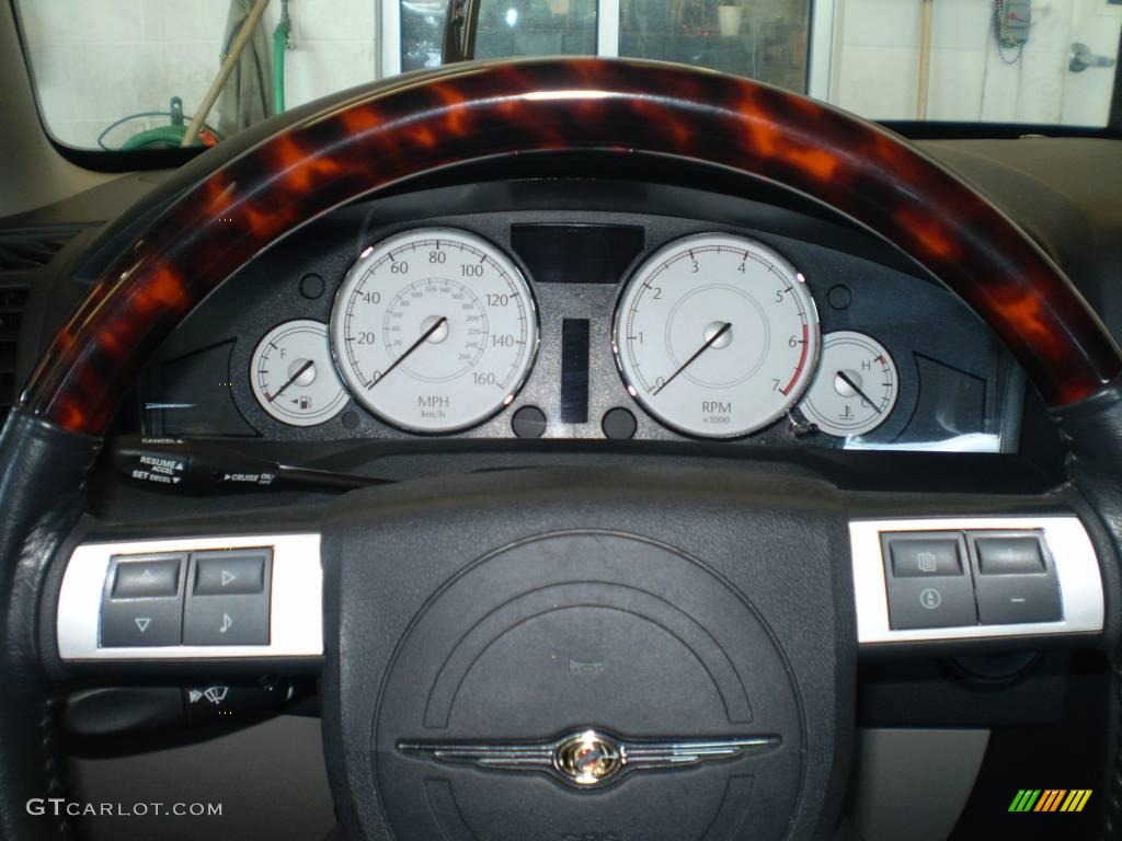 2007 300 C HEMI - Marine Blue Pearlcoat / Dark Slate Gray/Light Graystone photo #12