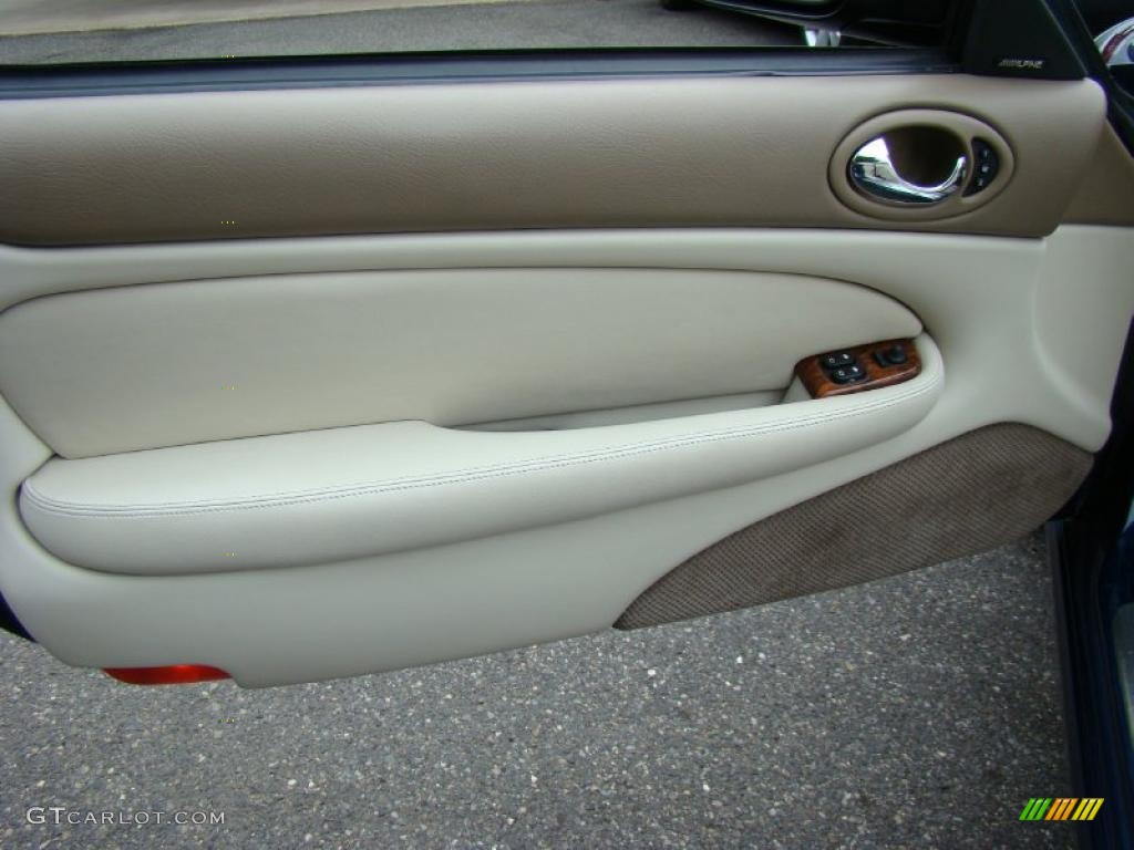 2005 XK XK8 Convertible - Pacific Blue Metallic / Ivory photo #11