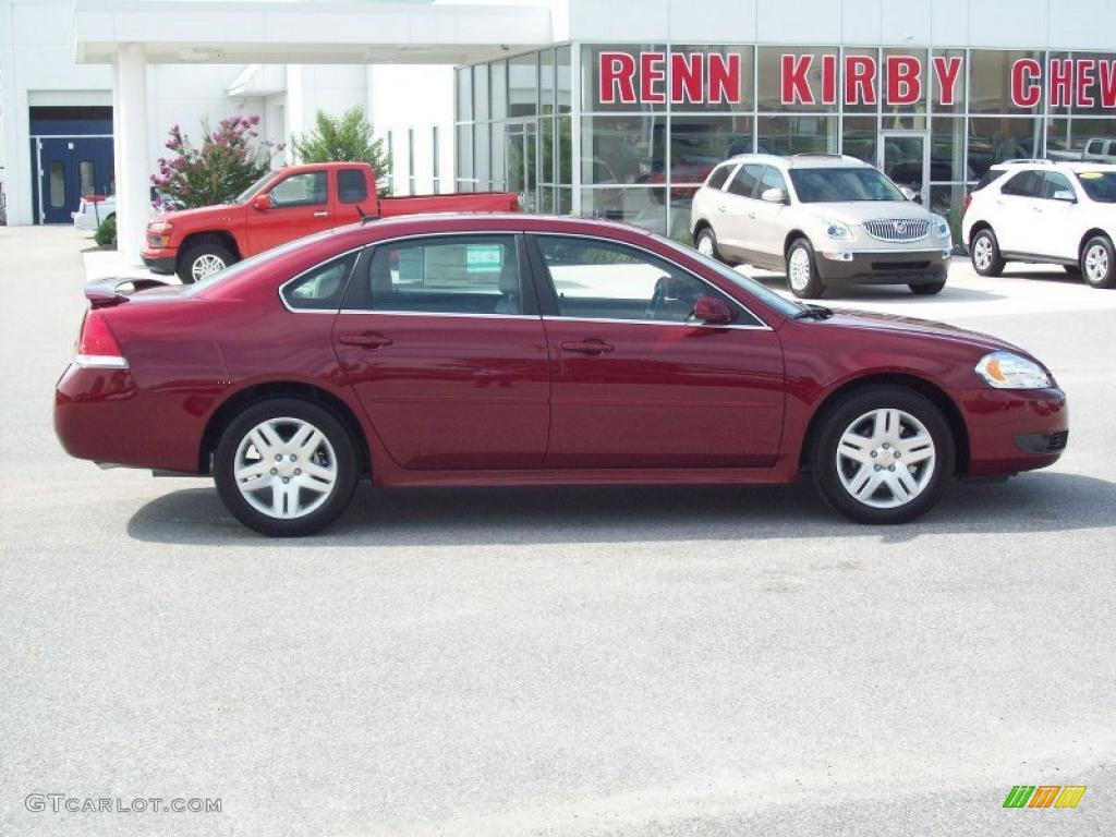 2011 Impala LT - Red Jewel Tintcoat / Gray photo #3