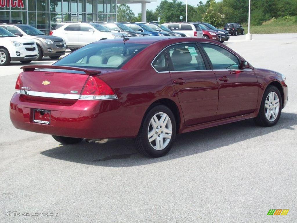 2011 Impala LT - Red Jewel Tintcoat / Gray photo #12