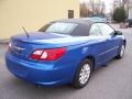 2008 Marathon Blue Pearl Chrysler Sebring LX Convertible  photo #20