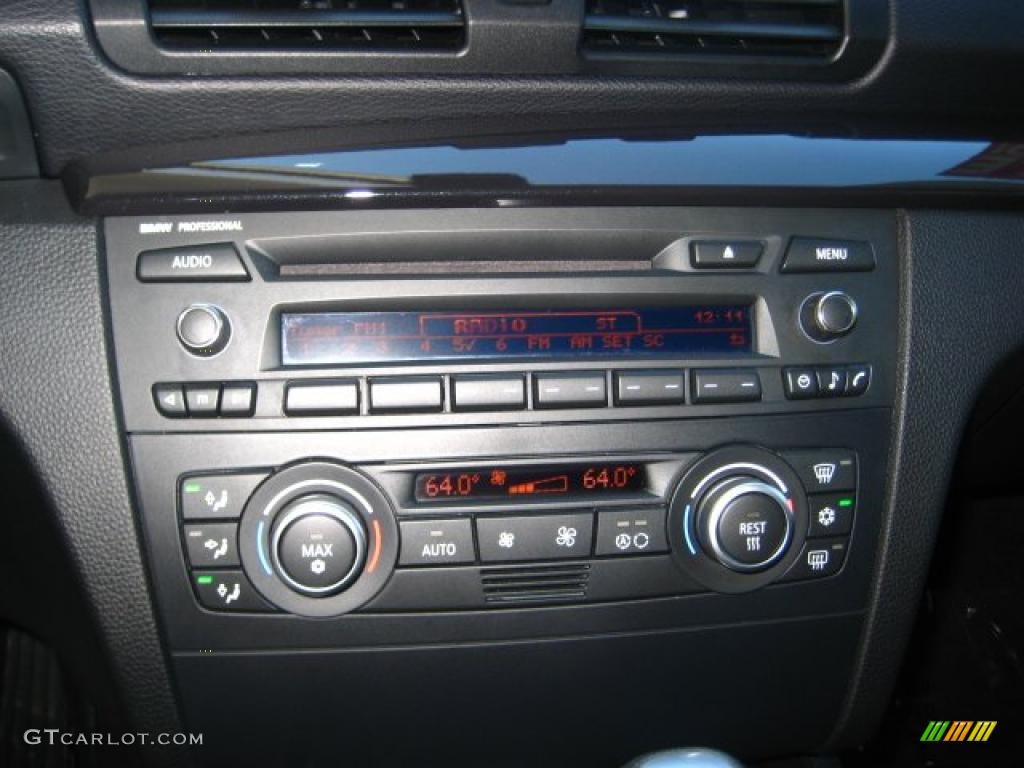 2008 1 Series 128i Coupe - Montego Blue Metallic / Black photo #18