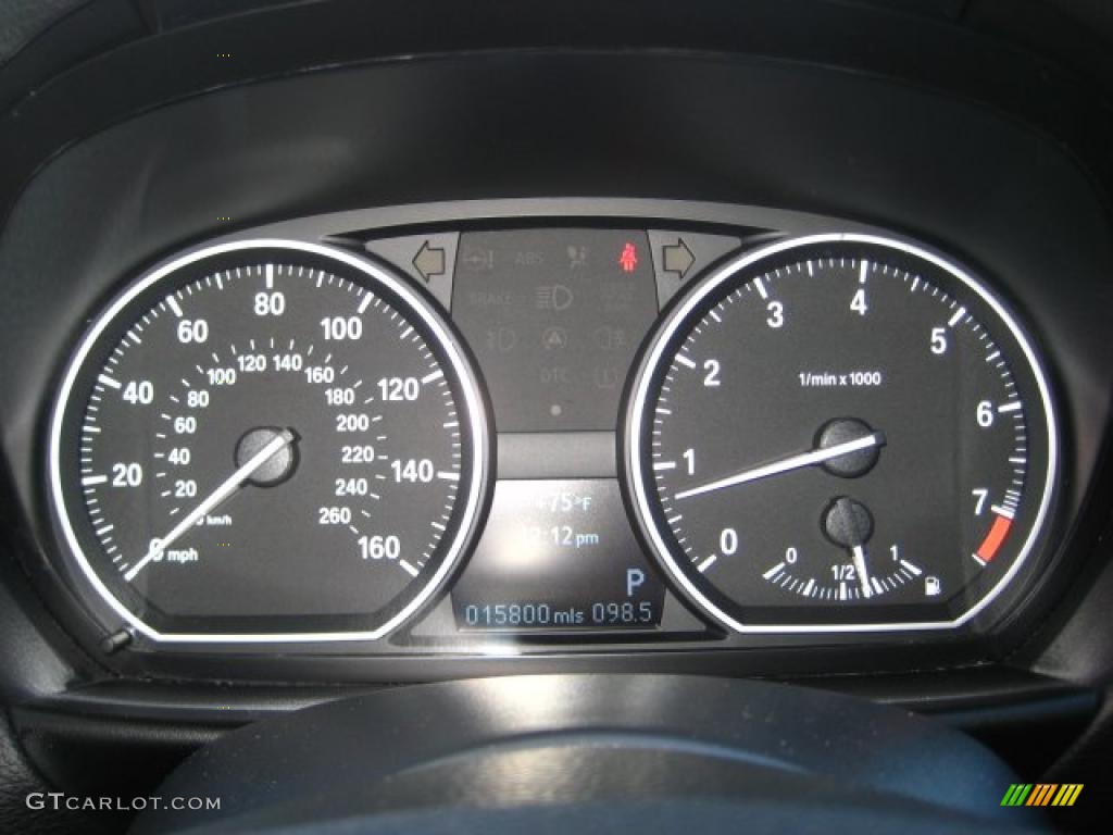 2008 1 Series 128i Coupe - Montego Blue Metallic / Black photo #21