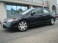 2006 Nighthawk Black Pearl Honda Civic LX Sedan  photo #2