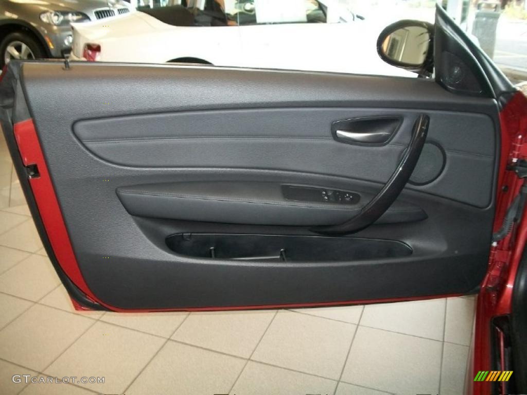 2008 1 Series 135i Coupe - Sedona Red Metallic / Black photo #8