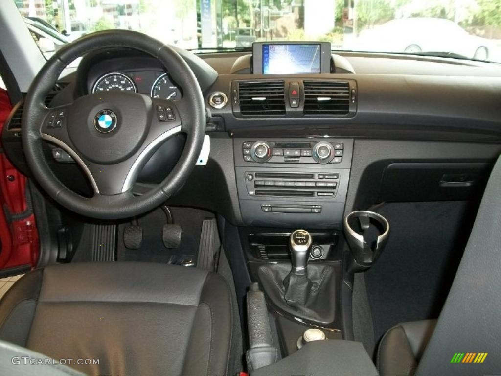 2008 1 Series 135i Coupe - Sedona Red Metallic / Black photo #12