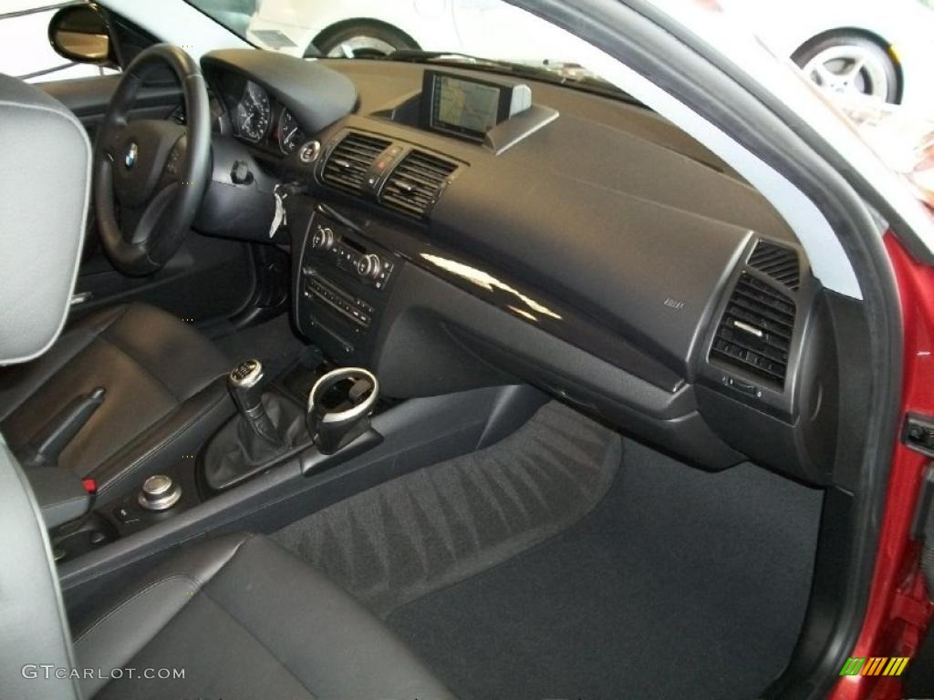 2008 1 Series 135i Coupe - Sedona Red Metallic / Black photo #23