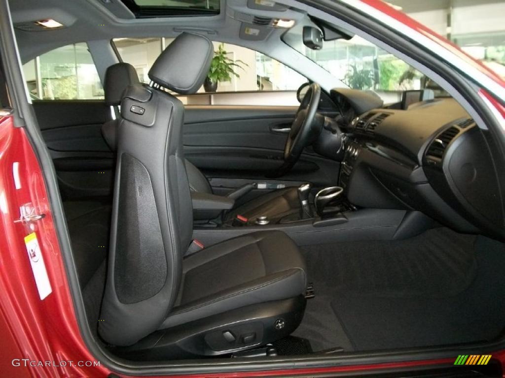 2008 1 Series 135i Coupe - Sedona Red Metallic / Black photo #24