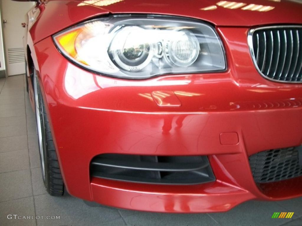 2008 1 Series 135i Coupe - Sedona Red Metallic / Black photo #27