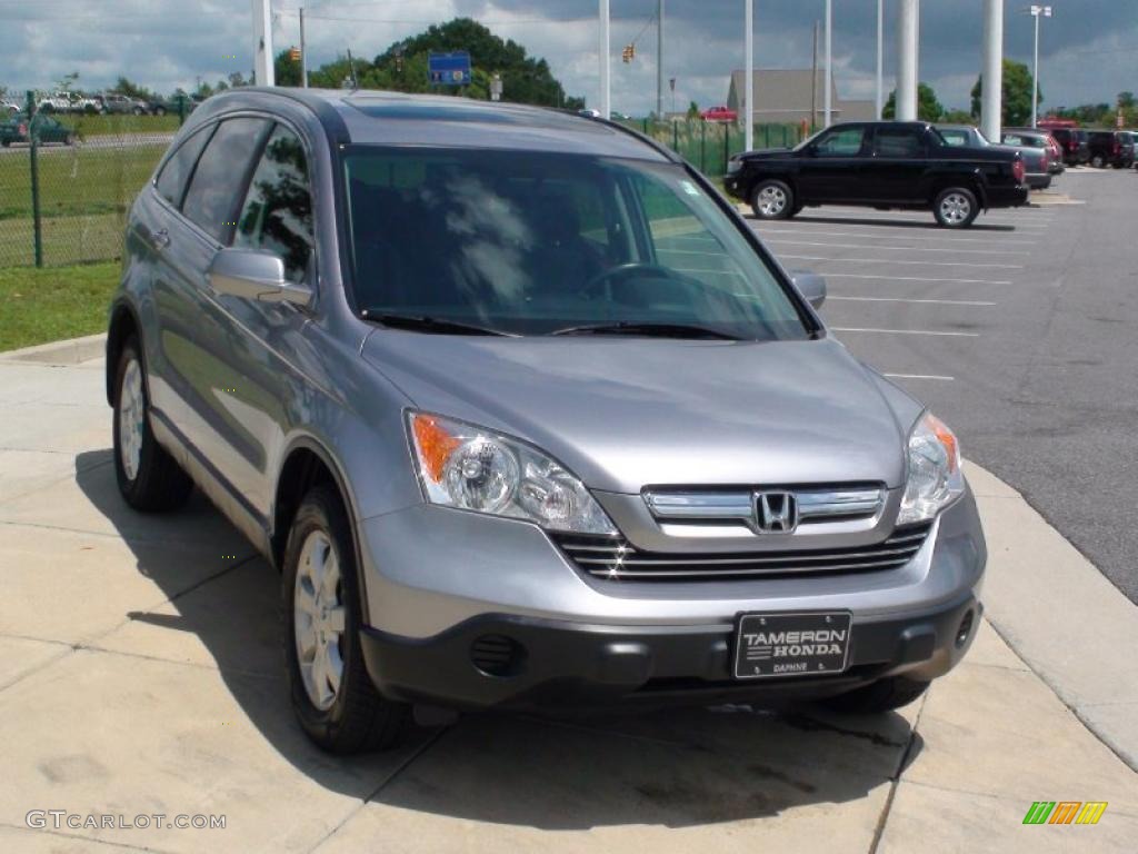 2007 CR-V EX-L - Whistler Silver Metallic / Gray photo #12