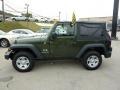 2009 Jeep Green Metallic Jeep Wrangler X 4x4  photo #2