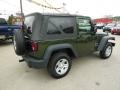 2009 Jeep Green Metallic Jeep Wrangler X 4x4  photo #6