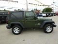 2009 Jeep Green Metallic Jeep Wrangler X 4x4  photo #7