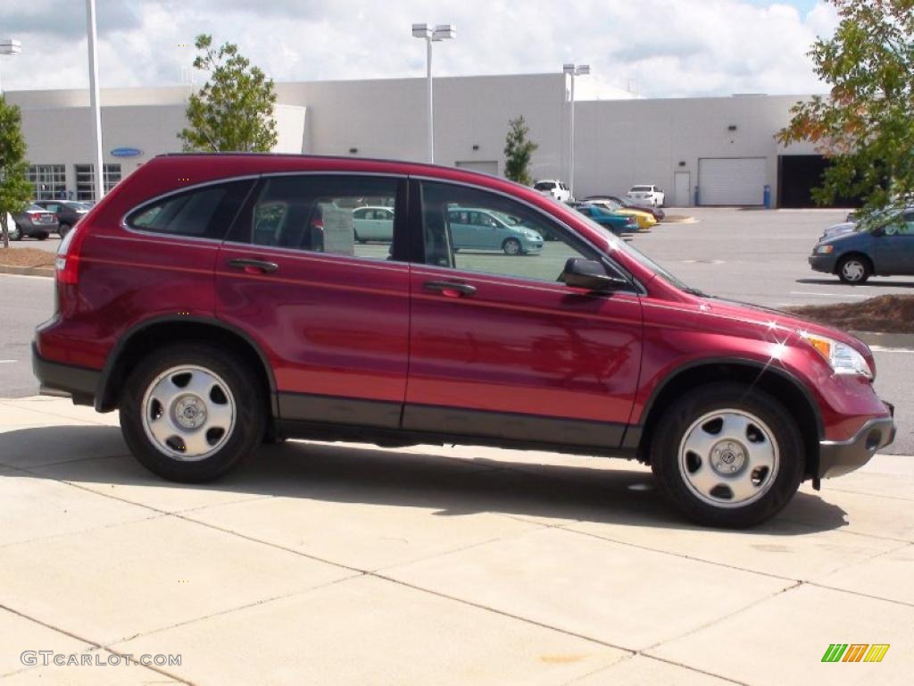 2007 CR-V LX - Tango Red Pearl / Gray photo #4