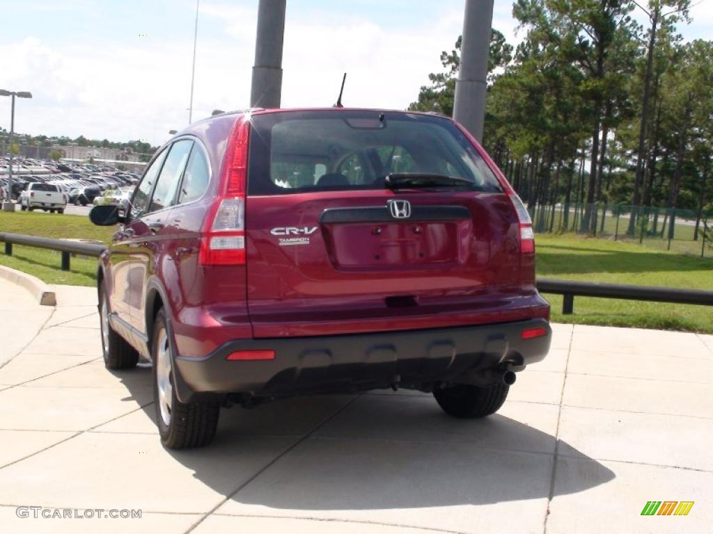 2007 CR-V LX - Tango Red Pearl / Gray photo #8