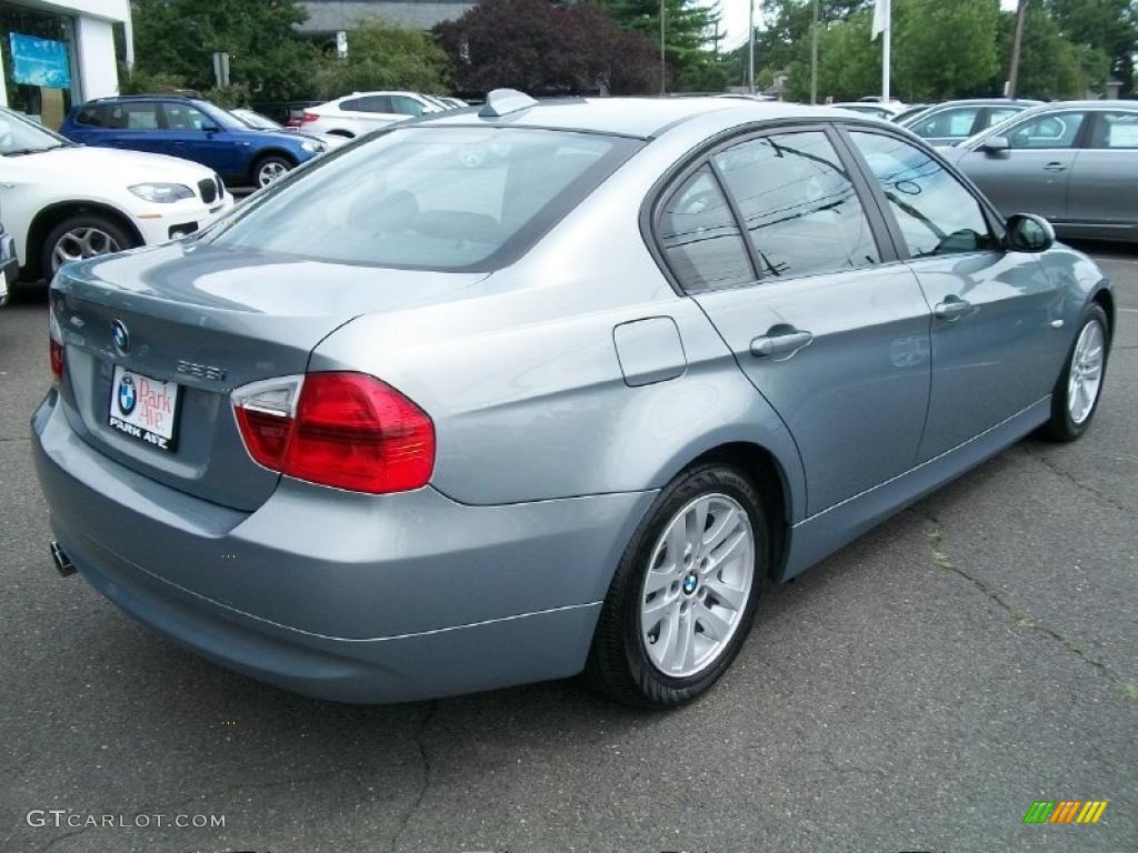 2007 3 Series 328i Sedan - Arctic Metallic / Black photo #5