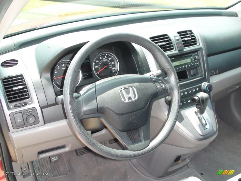 2007 CR-V LX - Tango Red Pearl / Gray photo #17