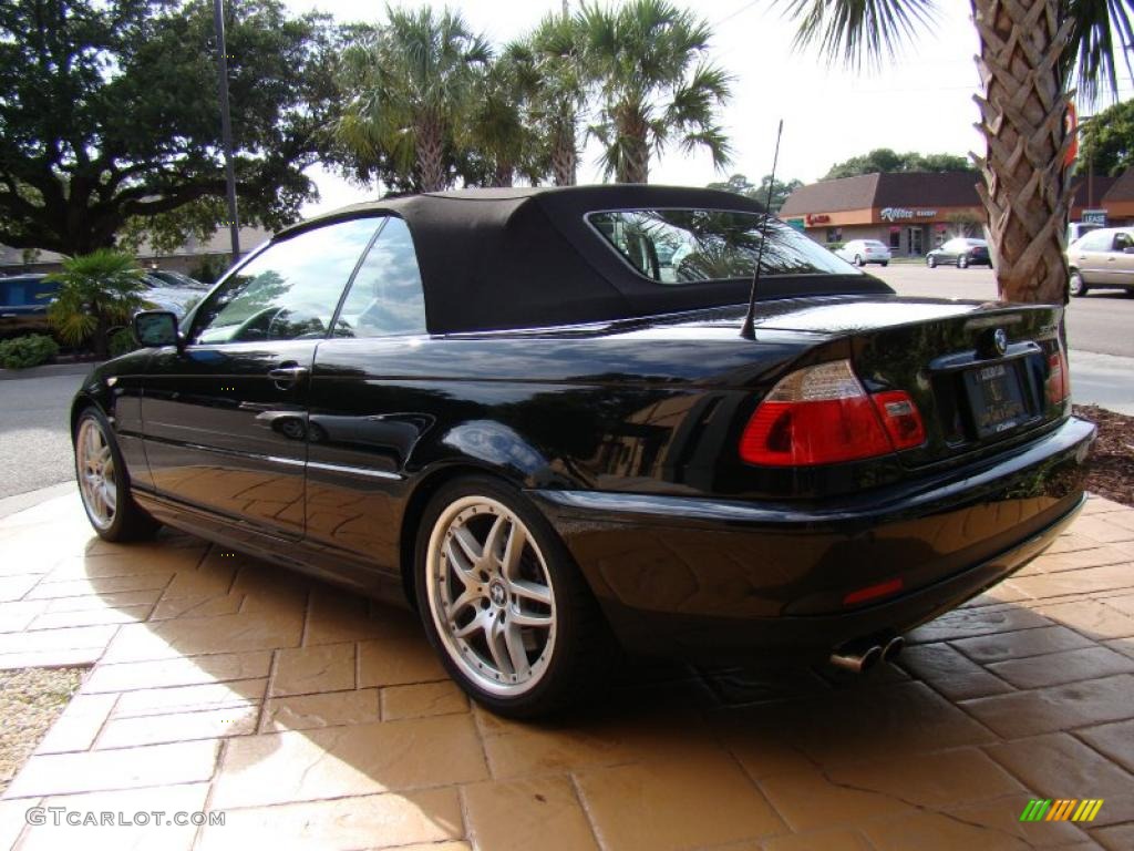 2006 3 Series 330i Convertible - Jet Black / Sand photo #5
