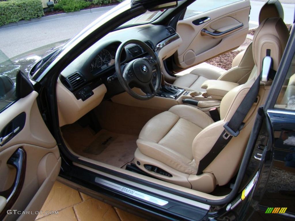 2006 3 Series 330i Convertible - Jet Black / Sand photo #11