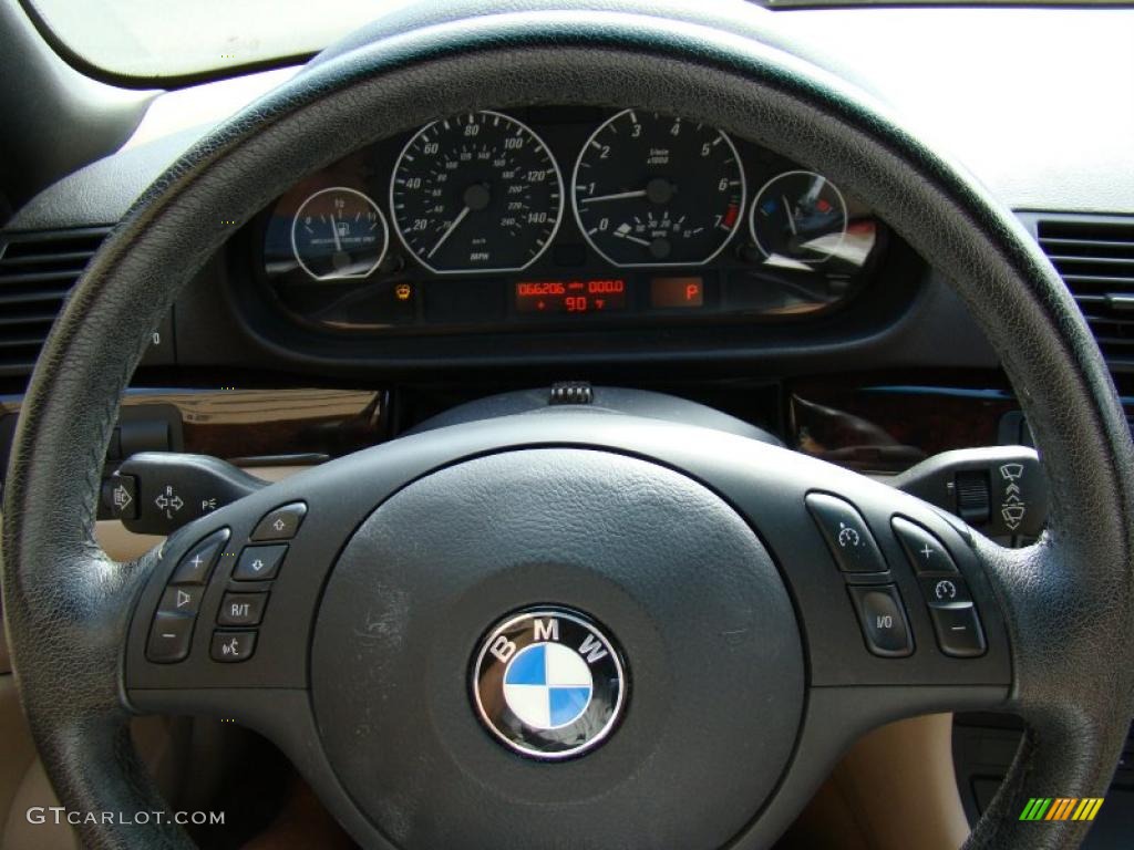 2006 3 Series 330i Convertible - Jet Black / Sand photo #22