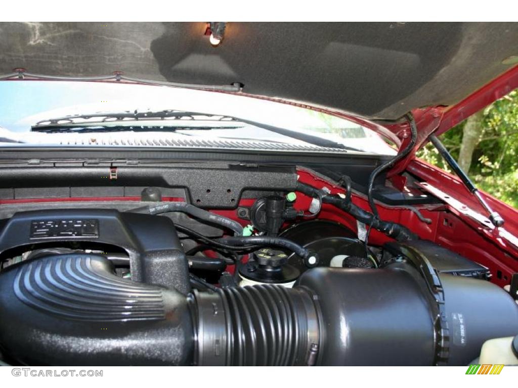 2003 F150 Lariat SuperCab 4x4 - Toreador Red Metallic / Medium Graphite Grey photo #111