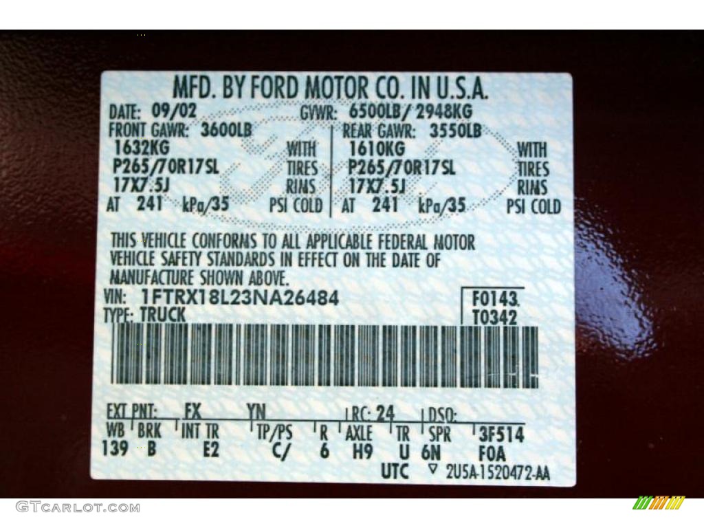 2003 F150 Lariat SuperCab 4x4 - Toreador Red Metallic / Medium Graphite Grey photo #115