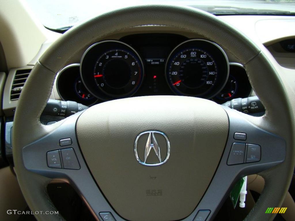 2007 MDX  - Aspen White Pearl / Taupe photo #26