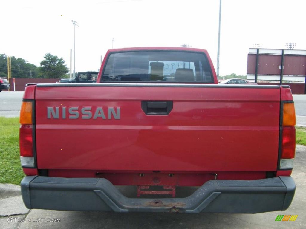1990 Hardbody Truck Extended Cab - Red / Gray photo #4