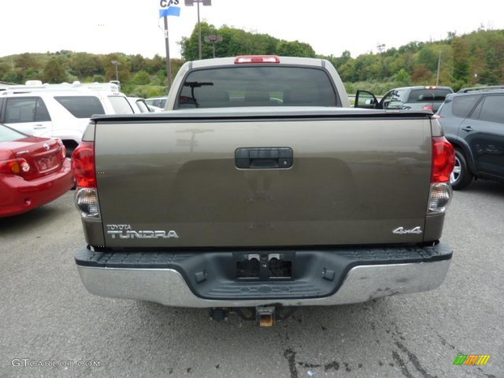 2007 Tundra SR5 TRD CrewMax 4x4 - Pyrite Mica / Beige photo #6