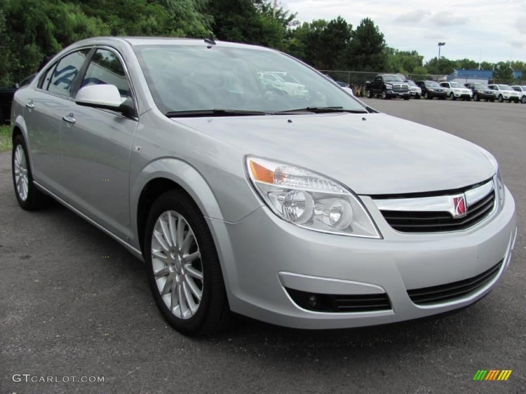 2009 Aura XR V6 - Quicksilver / Black photo #1