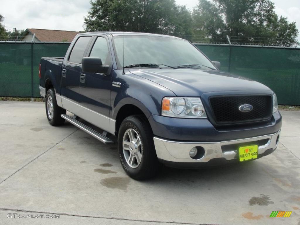 True Blue Metallic Ford F150