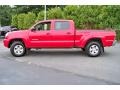 2007 Radiant Red Toyota Tacoma V6 Double Cab 4x4  photo #8