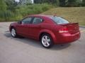 2008 Inferno Red Crystal Pearl Dodge Avenger SXT  photo #3