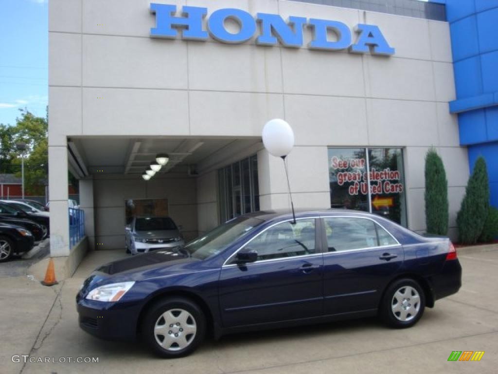2006 Accord LX Sedan - Royal Blue Pearl / Gray photo #1
